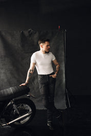 Ohio Jeans - Cordura® & Coolmax® | Washed Black