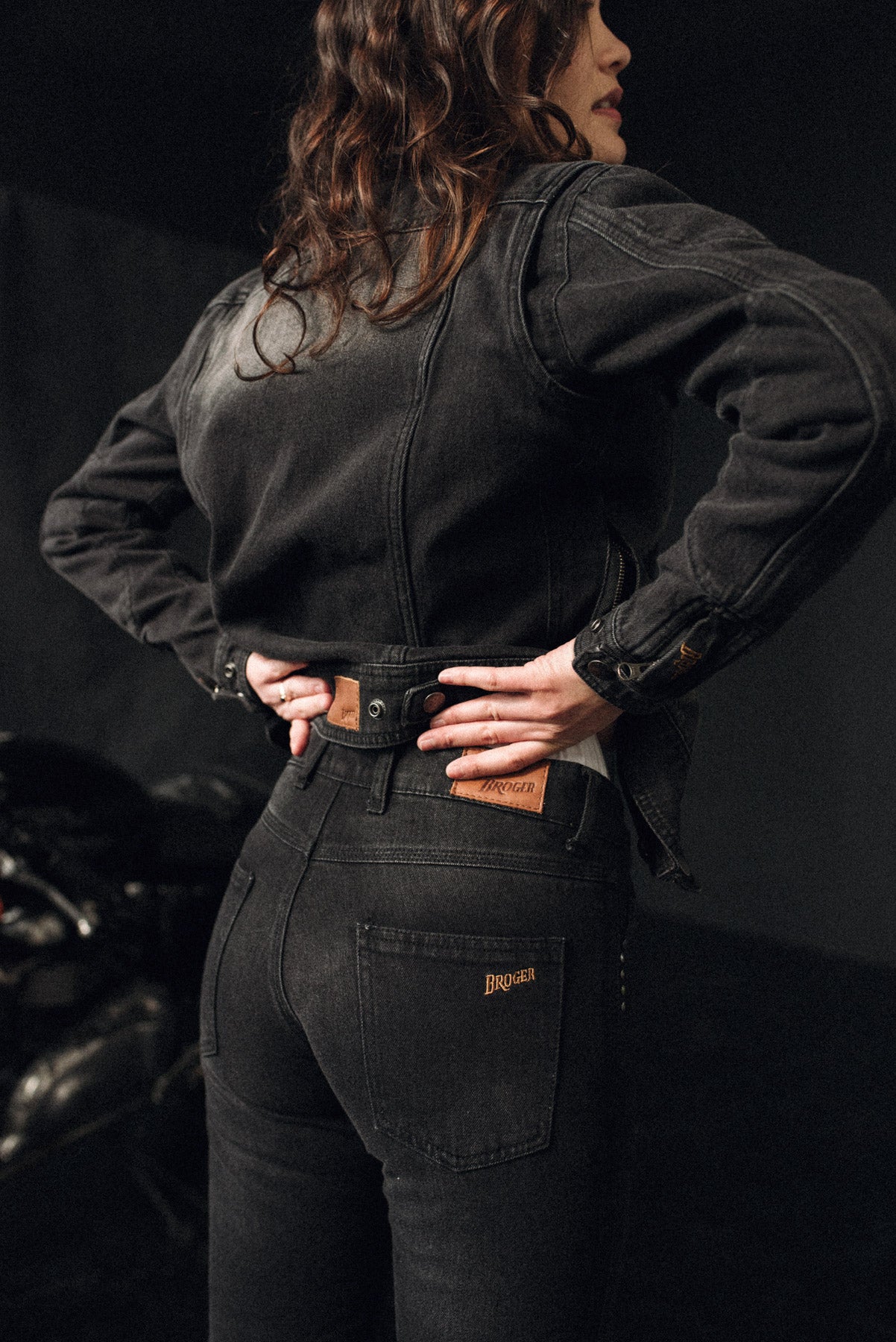 California Lady Jeans - Slim Fit  | Washed Black