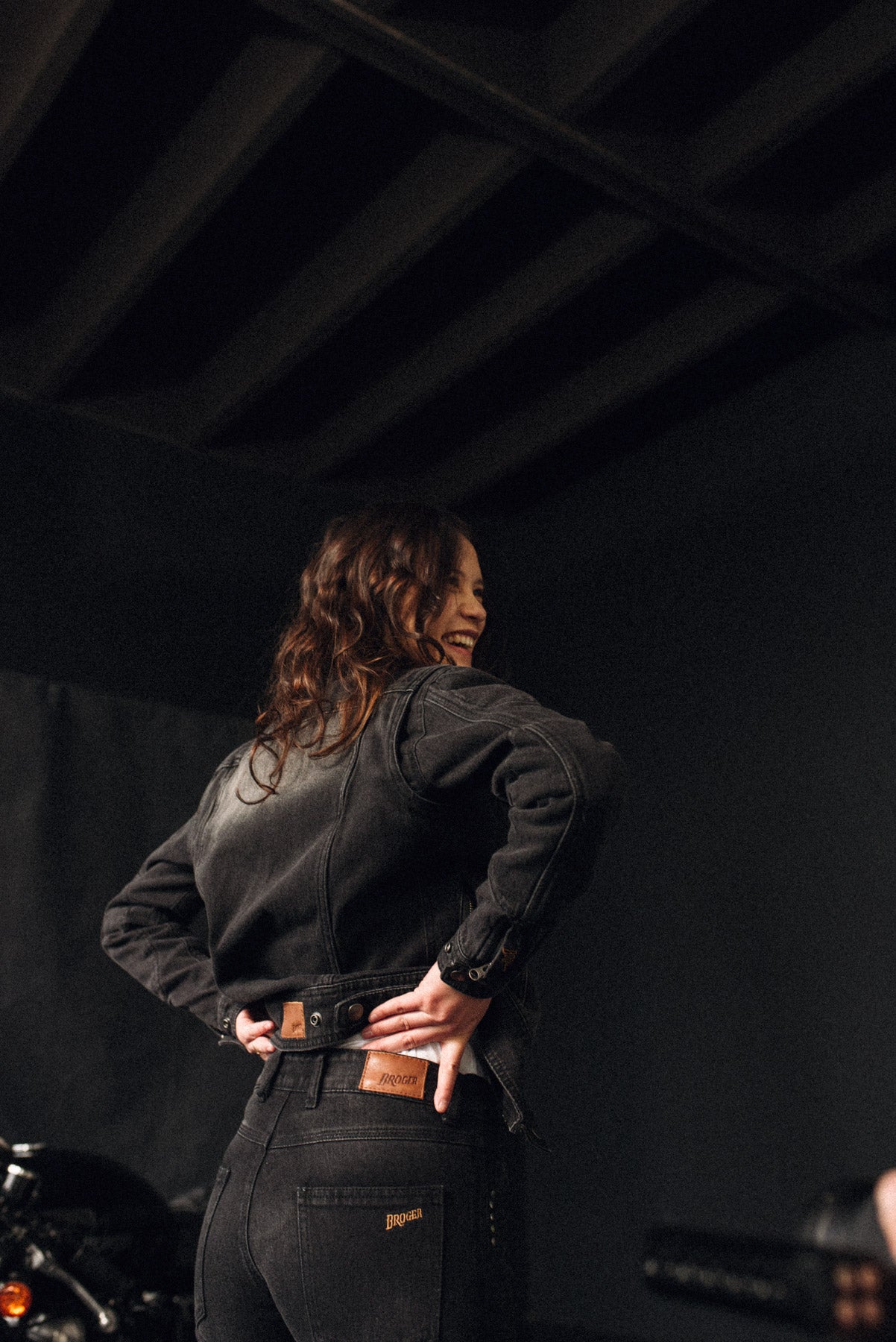 Florida Lady Jeans Jacket | Washed Black