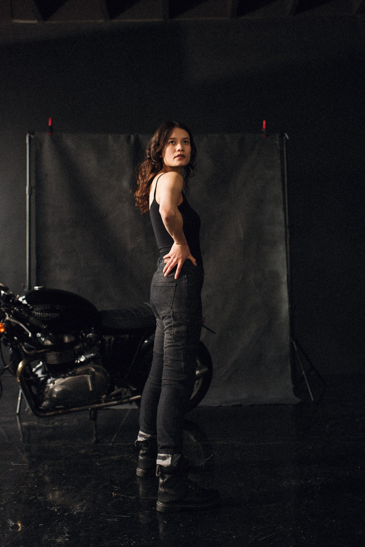 Ohio Lady Jeans - Cordura® & Coolmax® | Washed Black