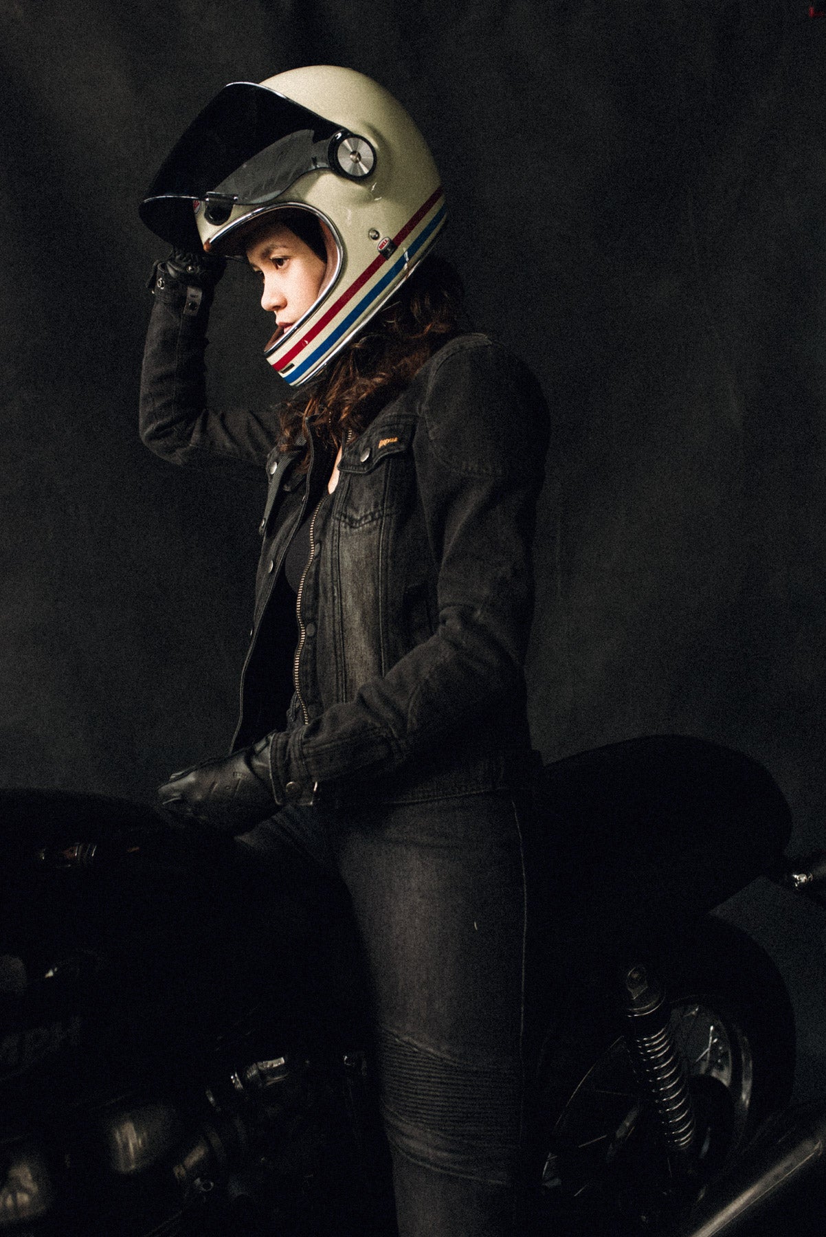 Florida Lady Jeans Jacket | Washed Black