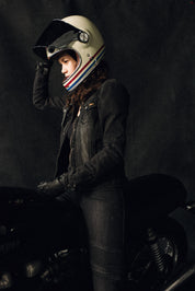 Florida Lady Jeans Jacket | Washed Black