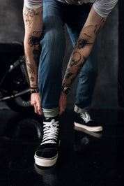 California Washed Blue Jeans - Slim Fit