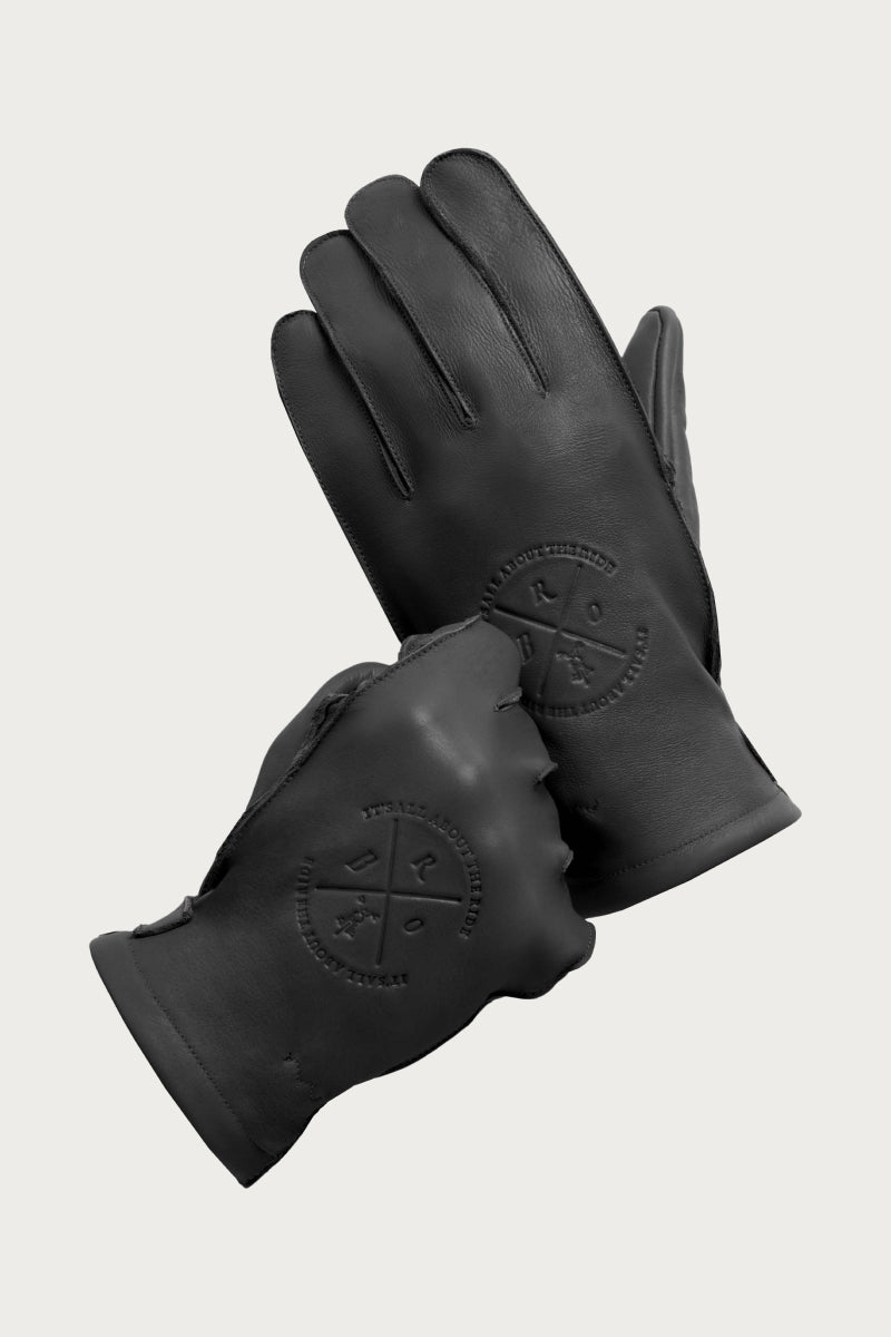 Alaska Black Motorcycle Gloves