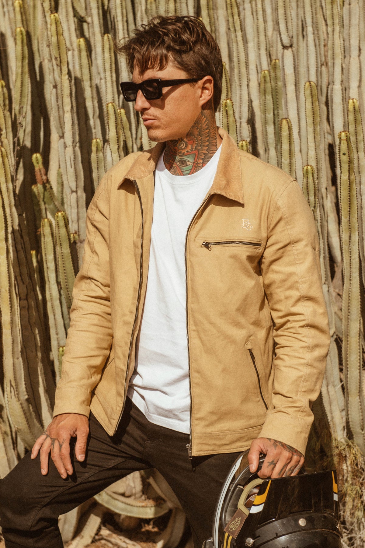 Montana Textile Jacket | Cookie