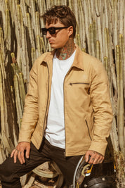 Montana Textile Jacket | Cookie