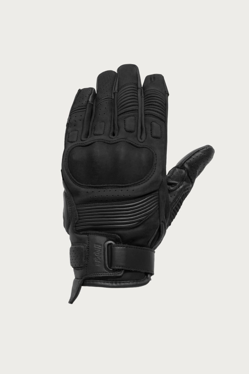 Ohio Black Motorcycle Gloves