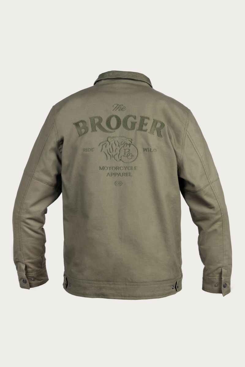 Montana Textile Jacket | Olive Green