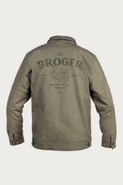 Montana Textile Jacket | Olive Green