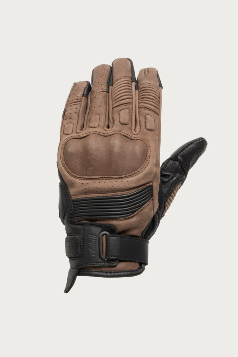 Ohio Vintage Brown Motorcycle Gloves