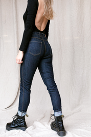 California Lady Motorcycle Jeans | Washed
