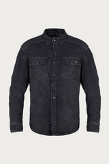 Alaska Washed Black Jeans Motorcycle Shirt