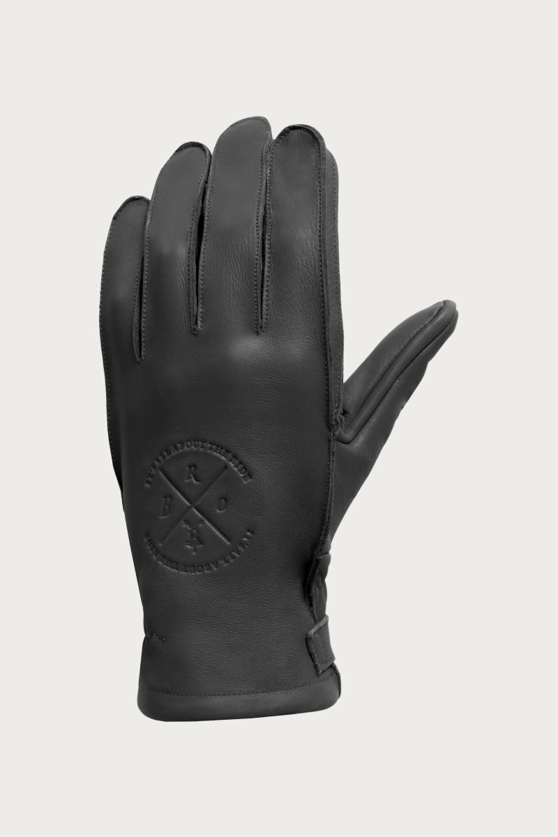 Alaska Black Motorcycle Gloves
