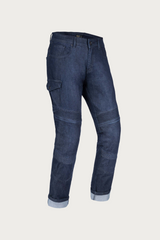 Ohio Washed Navy Motorcycle Jeans