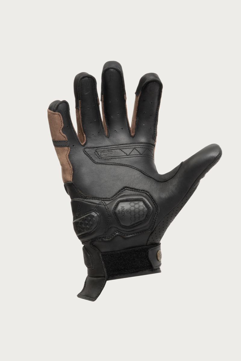 Ohio Vintage Brown Motorcycle Gloves