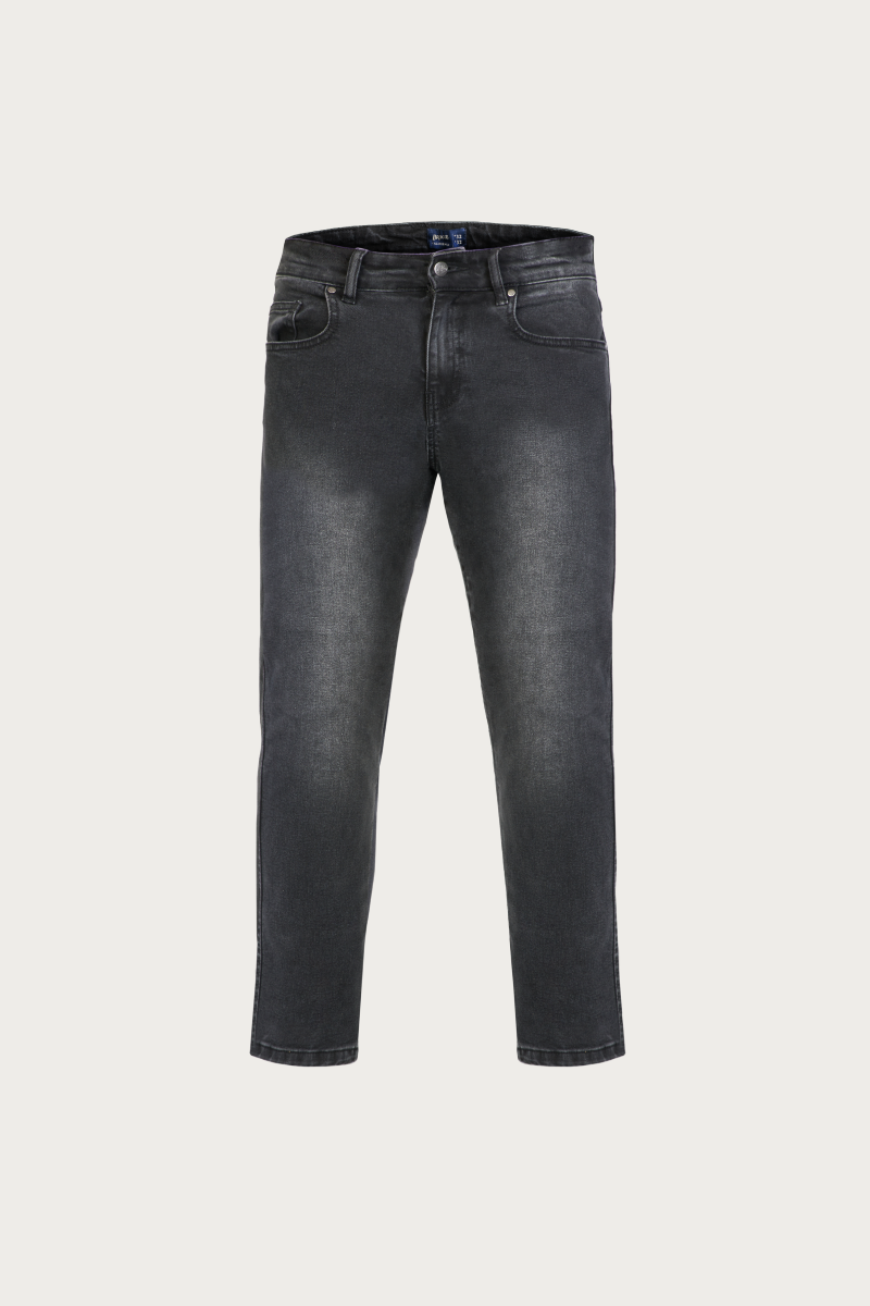 California Washed Grey Motorcycle Jeans
