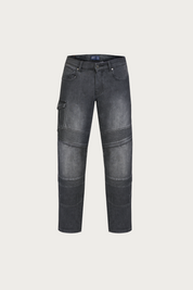 Ohio Washed Grey Motorcycle Jeans