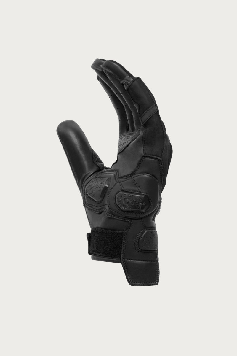 Ohio Black Motorcycle Gloves