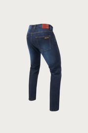 California Washed Navy Motorcycle Jeans