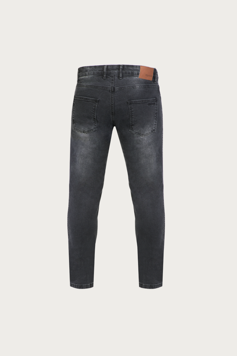 California washed grey motorcycle jeans broger moto
