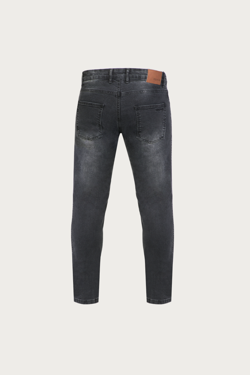 California Washed Grey Motorcycle Jeans