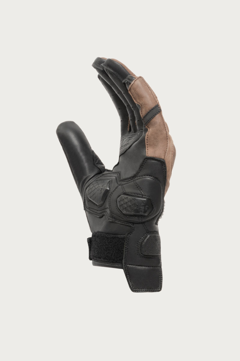 Ohio Vintage Brown Motorcycle Gloves
