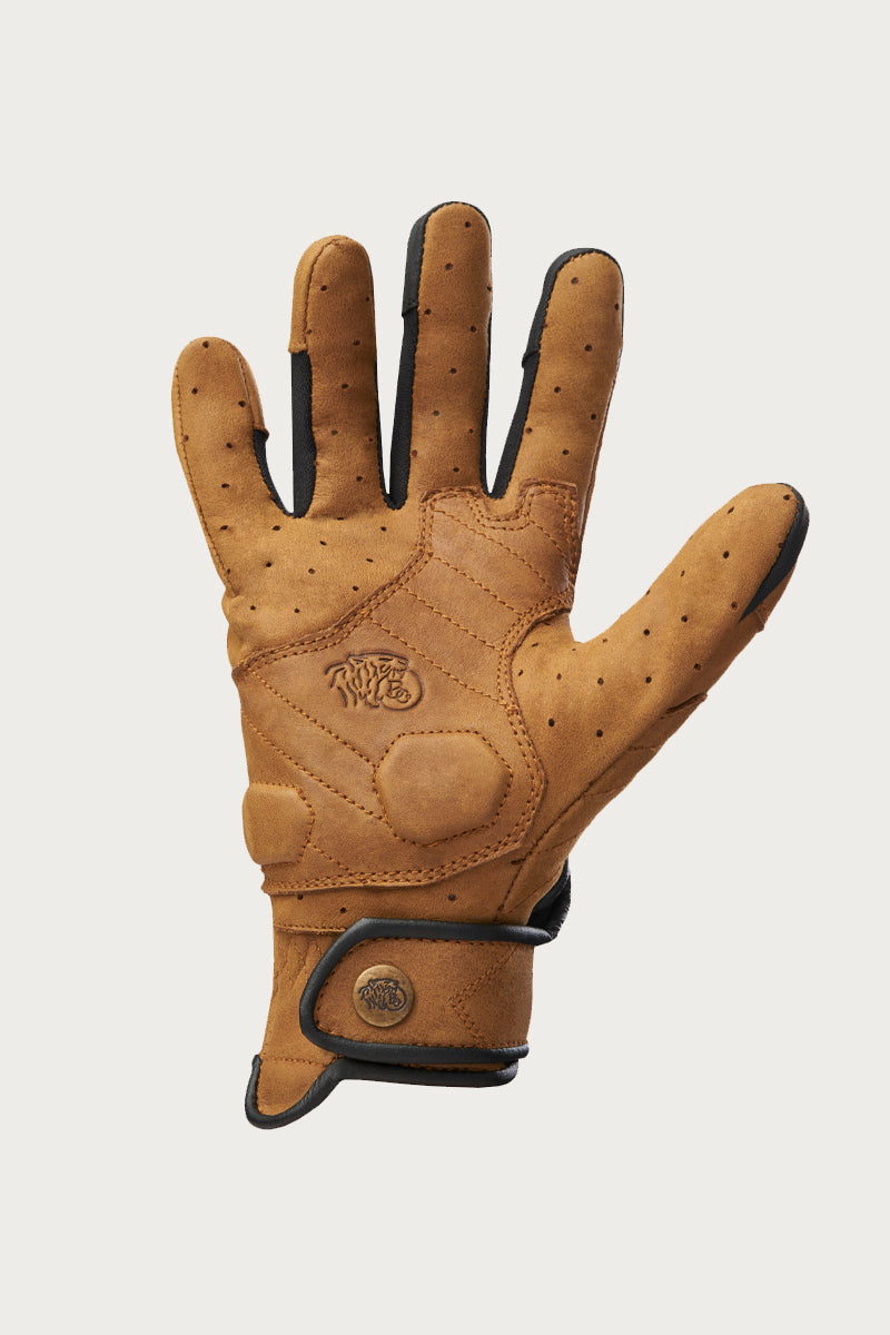 Florida Lady Leather Gloves | Cognac