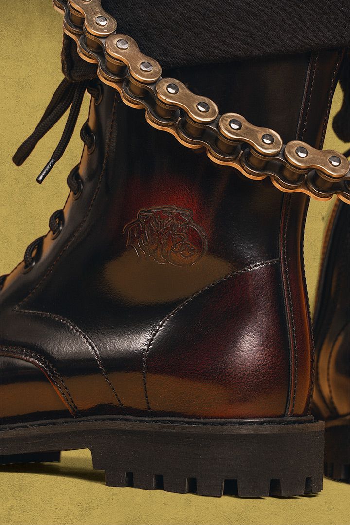 Montana Wine Motorcycle Boots